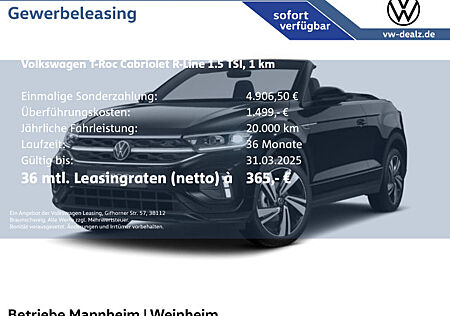 VW T-Roc Cabriolet R-Line 1.5 TSI OPF DSG