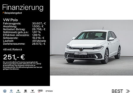 VW Polo R-Line 1,0 l TSI 95 PS 7-Gang-DSG,Klima, Navi, PDC