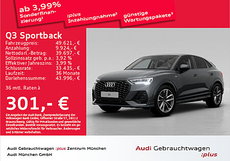 Audi Q3 Sportback 45 TFSI e S tronic S line ACC/AHK/Navi+/Virtual+