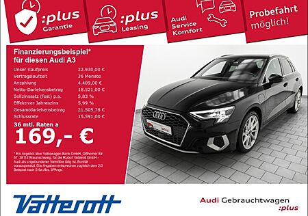 Audi A3 Sportback 40 TFSI e advanced LED CarPlay DAB AHK