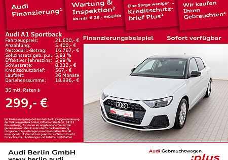 Audi A1 Sportback Advanced 30 TFSI 6-G. SITZHZG RFK