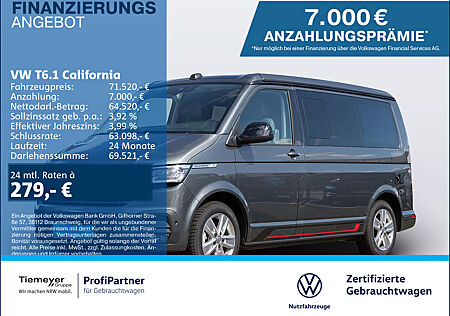 VW T6 California T6.1 California OCEAN EDITION AHK KAMERA