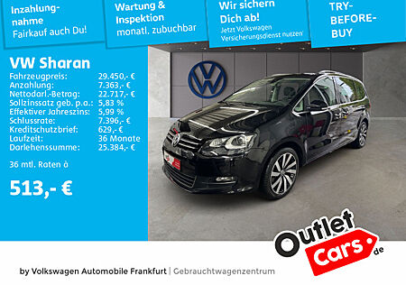 VW Sharan 2.0 TDI DSG Highline 7-Sitzer Navi Pano 18"Alu AHK