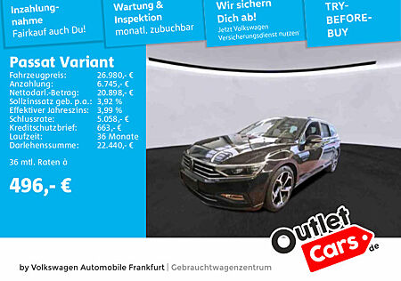 VW Passat Variant 2.0 TDI DSG Business Navi LED Heckleuchten Sitzheizung Leichtmetallfelgen