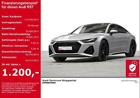 Audi RS7 Sportback 70 TFSI STANDHZG ACC PANO B&O GARANTIE KERAMIK HUD CARBON