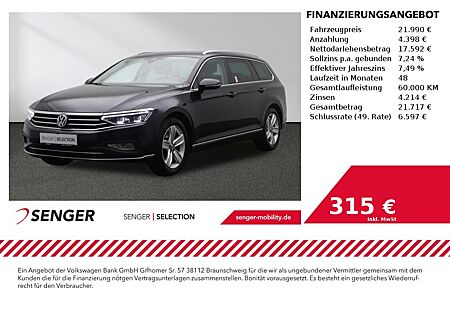 VW Passat Variant Elegance 2.0 TDI DSG Navi CarPlay