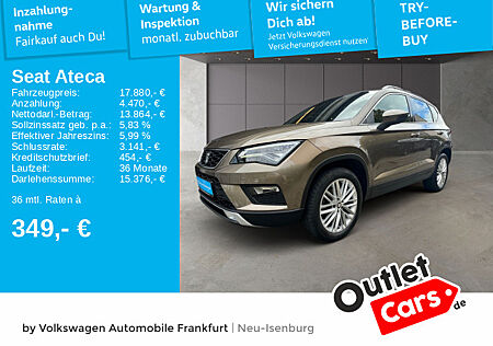 Seat Ateca 1.4 TSI DSG XCELLENCE Navi AHK Panoramadach Leichtmetallfelgen