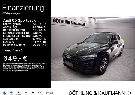 Audi Q5 Sportback 55 TFSIe qu S line S tro*Air*B&O*HUD*Pano*Matrix*Virtual*Navi+*Kamera*ACC*