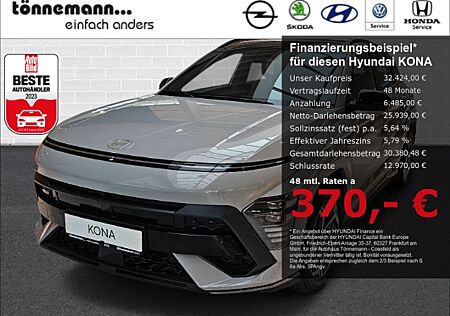 Hyundai Kona HEV N-LINE DCT+360 GRAD KAMERA+SOUNDSYSTEM+KLIMASITZ+VOLL LED+NAVI+WINTERPAKET