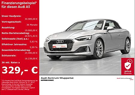 Audi A5 Cabrio 40TFSI S-LINE AHK MATRIX KAMERA LEDER GARANTIE