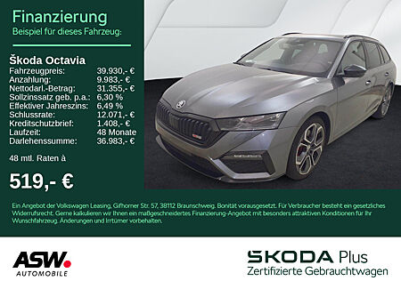 Skoda Octavia RS Combi Edition 2.0TSI DSG LED NAVI AHK