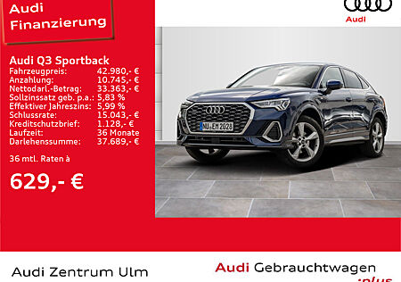 Audi Q3 Sportback S line 35 TDI quattro AHK SONOS 20"