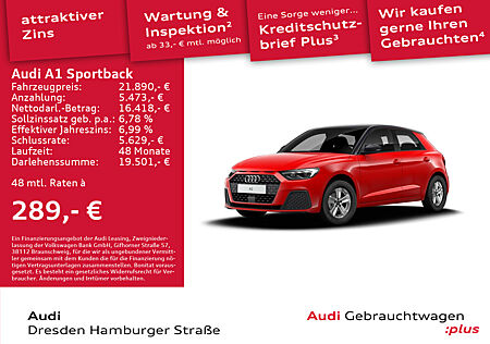 Audi A1 Sportback 25 TFSI LED S tronic