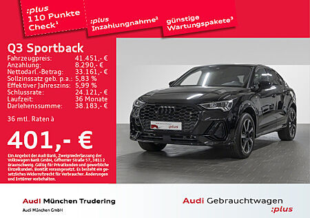 Audi Q3 Sportback 45 TFSI e S line LED MMI+ Assistenz-Paket