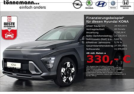 Hyundai Kona PRIME 1.6 T-GDi DCT+LEDER+NAVI+360-GRAD-KAMERA+SITZHEIZUNG