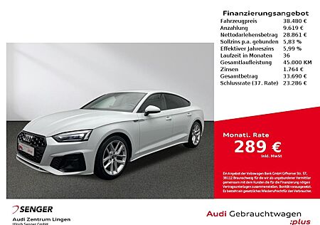 Audi A5 Sportback S line 35 TFSI S tronic MMI LED AHK