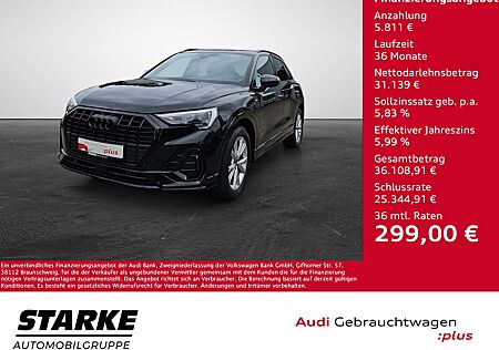 Audi Q3 35 TFSI S tronic S line Navi SHZ Halteassistent LED AHK GJR 18 Zoll