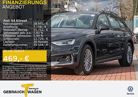 Audi A4 Allroad 45 TDI NEUES MODELL eSITZE ALCANTARA NAVI+ VIRTUAL