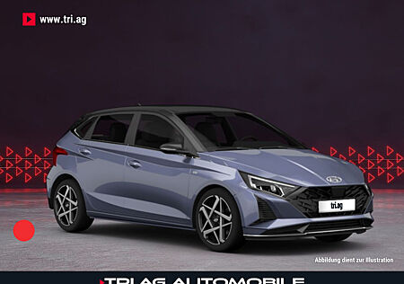 Hyundai i20 N Line 1.0 T-GDI DCT Meta Blue Mineraleffekt