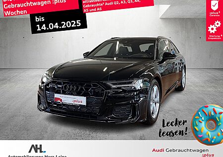 Audi A6 Avant 45 TFSI S line S-tronic AHK HD-Matrix HuD Navi ACC Optik schwarz TopView