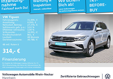 VW Tiguan 2.0 TDI Elegance Navi AHK Kamera uvm