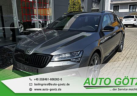 Skoda Superb Combi SportLine DSG 4x4*AHK*Navi*DAB*VZE*LED*ACC*SmartLink*DigiCockpit*elektr. Heckkl.*AreaView*ParkAssist*Kessy*BlindSpot*Freispr.*Sitzheiz*PDC*vo+hi*Alu*LichtAssist*SpurAssist*DCC*Connect*Sunset*ZV-Funk*4xEFH*Ladeboden*Lenkradheiz*beheiz.Frontscheibe*Nebel*Armlehne*elektr.Sitz*Metallic