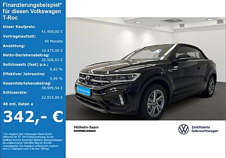 VW T-Roc Cabriolet 1.5 TSI DSG R-Line LED Navi Sitzheizung APP-Connect