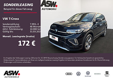 VW T-Cross R-Line 1.5 l TSI ACT OPF 110 kW (150 PS) 7-Gang-Doppelkupplungsgetriebe DSG