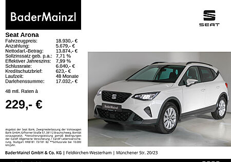 Seat Arona 1.0 TSI Style LED Navi SHZ Virtual Alu