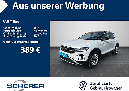 VW T-Roc 1.5 TSI DSG *Style* AHK Navi SHZ LM-Felgen ACC