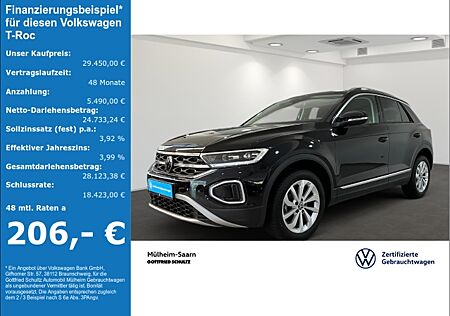 VW T-Roc 1.5 TSI DSG Style LED Sitzheizung ACC APP-Connect