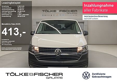 VW T6 .1 DoKa Pritsche 2.0 TDI LR AHK Klima SHZ 2,8t