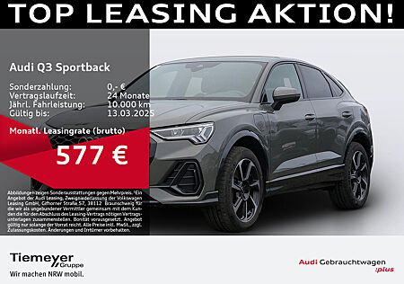 Audi Q3 Sportback 45 TFSIe S LINE LM19 OPTIKPKT NAVI+ LED