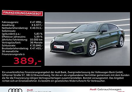 Audi S5 Sportback TDI qu AHK ACC HuD S-Sitze MATRIX