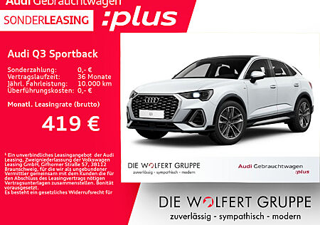 Audi Q3 Sportback S line 45 TFSI quattro S tronic AHK