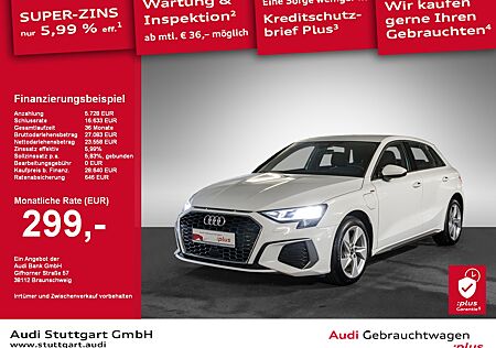 Audi A3 Sportback 40 TFSI e S line VirtCo plus GRA