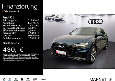 Audi Q8 55 TFSI e quattro*S line*HD Matrix*Tour*Optikpaket*B&O*AHK*Rückfahrkamera*