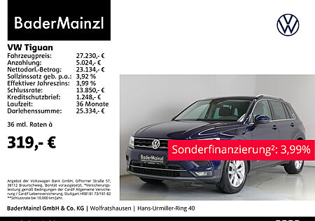 VW Tiguan 2.0 TDI DSG Highline AHK Stdhz Carplay