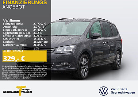 VW Sharan 2.0 TDI DSG HIGHLINE BLACKSTYLE 7-SITZE PANO AHK LEDER