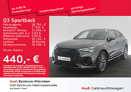 Audi Q3 Sportback 40 TFSI qu. S tronic S line edition Pano/AHK/Virtual/Matrix/Navi+