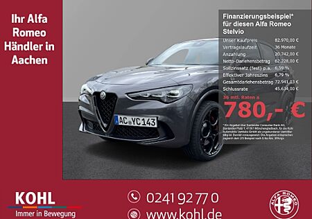 Alfa Romeo Stelvio Quadrifoglio Q4 2.9 V6 Bi-turbo AT8 LED Keyless Rückfahrkamera