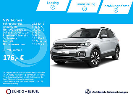 VW T-Cross Move 1.0 TSI DSG LED Navi Assistenz