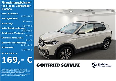 VW T-Cross PDC Life 1.0 TSI DSG LED Navi Einparkhilfe