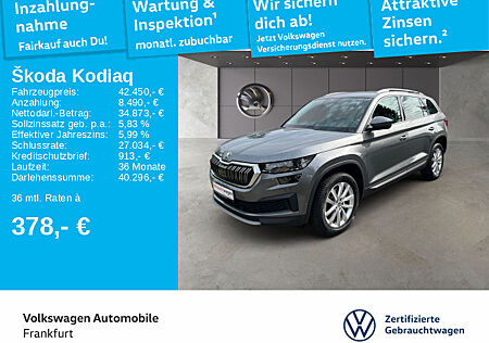 Skoda Kodiaq 2.0TDI DSG Style Navi LED Heckleuchten Sitzheizung Leichtmetallfelgen STY TD147/2.0A7A