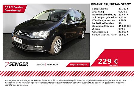 VW Sharan 1.4 TSI Highline DSG Bi-Xenon Nav AHK ACC