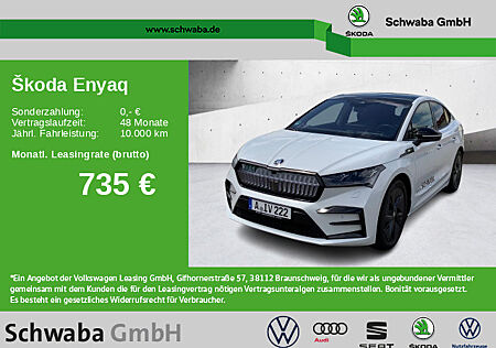 Skoda Enyaq Coupe RS 4x4 *LED*AHK*ACC*HdUp*R-KAM*PDC*