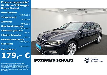 VW Passat Variant 1.5 TSI DSG NAV KAMERA Elegance LEDER LED ACC