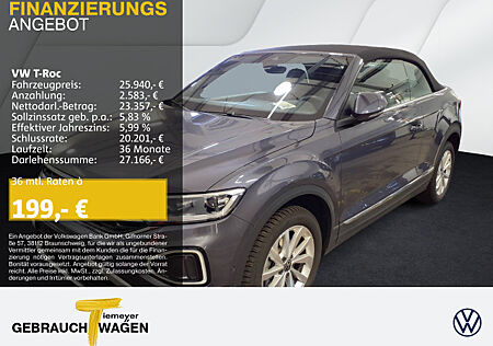 VW T-Roc Cabrio 1.0 TSI STYLE LM17 NAVI KAMERA VIRTUAL