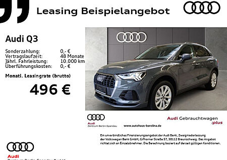 Audi Q3 45 TFSI e S tr. *MATRIX*NAV+*AHK*R-CAM*