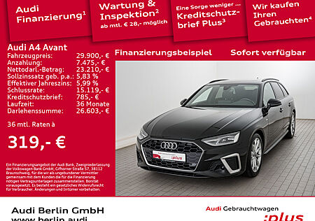 Audi A4 Avant S line 35 TDI S tr. STDHZG PDC PANO LED